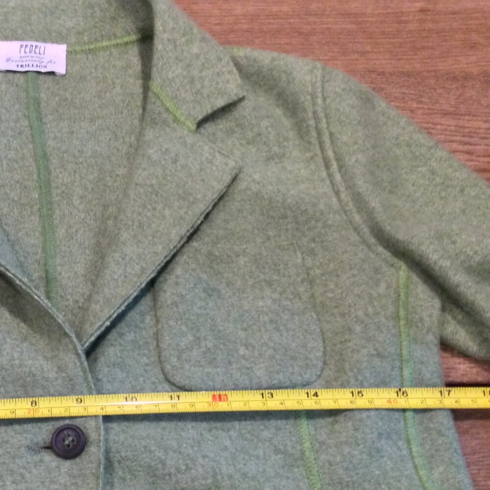 New! FEDELI Kelly blazer in Cashmere Jacket - Picture 11 of 11
